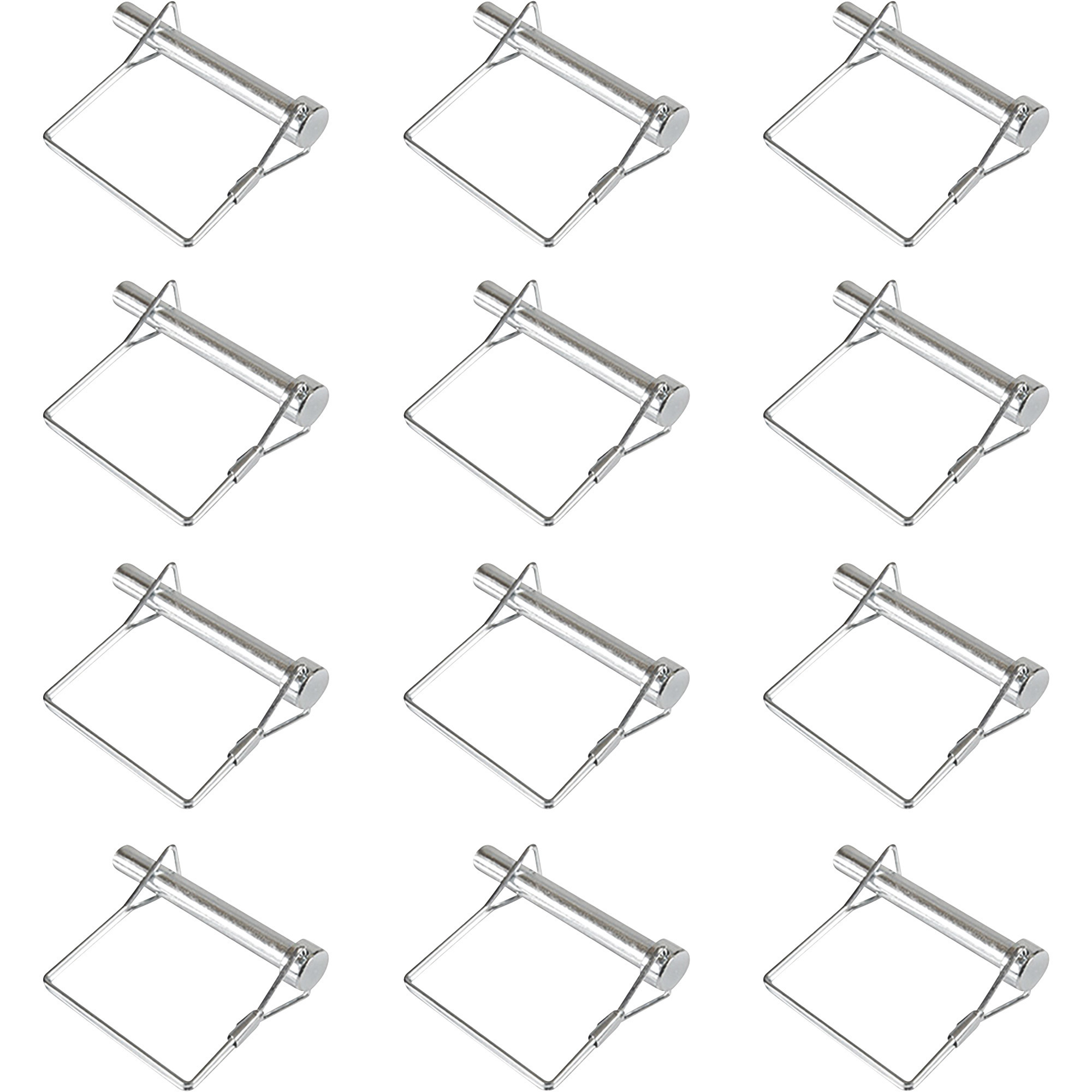 Metaltech 5in. Scaffold Caster Lock Pins, 12-Pack, Model# I-CAS5PINK12
